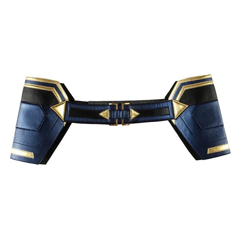 Belt Only Мстители 4 эндшпиль косплей Капитан Марвел Карол костюм кары Дэнверс комбинезон Хэллоуин Женская одежда для взрослых с обувью на заказ - Цвет: Belt Only