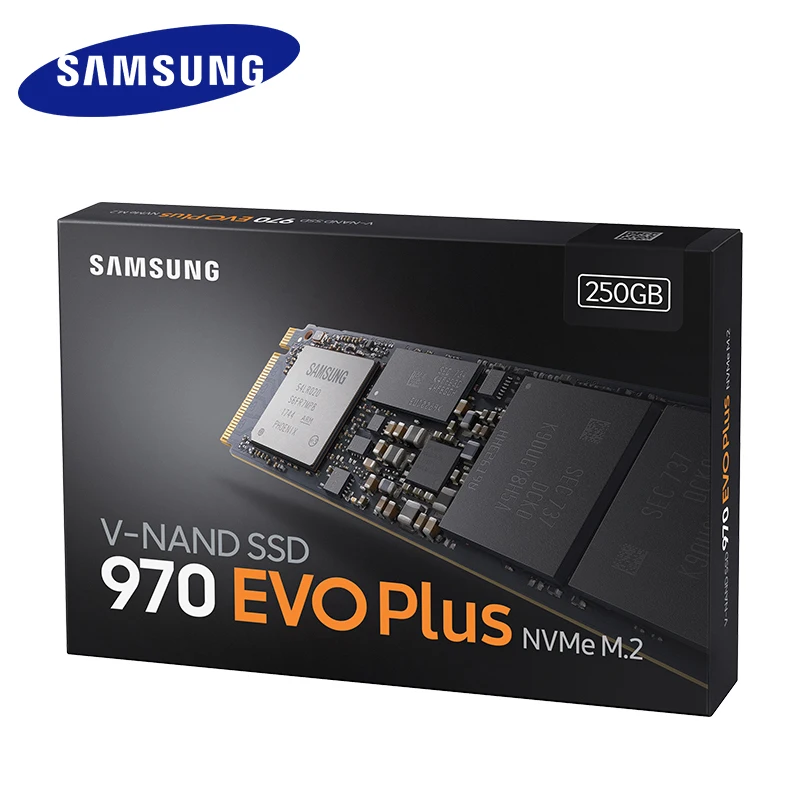 Samsung 970 EVO PLUS 250 ГБ 500 Гб ТБ NVMe SSD M.2 2280 Внутренний твердотельный жесткий диск PCIe 3 0x4 1