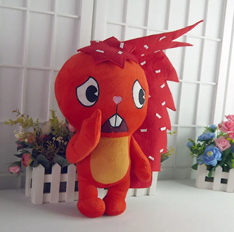 Плюшевые куклы Happy Tree Friends плюшевые аниме игрушки мягкая подушка 38 см высокое