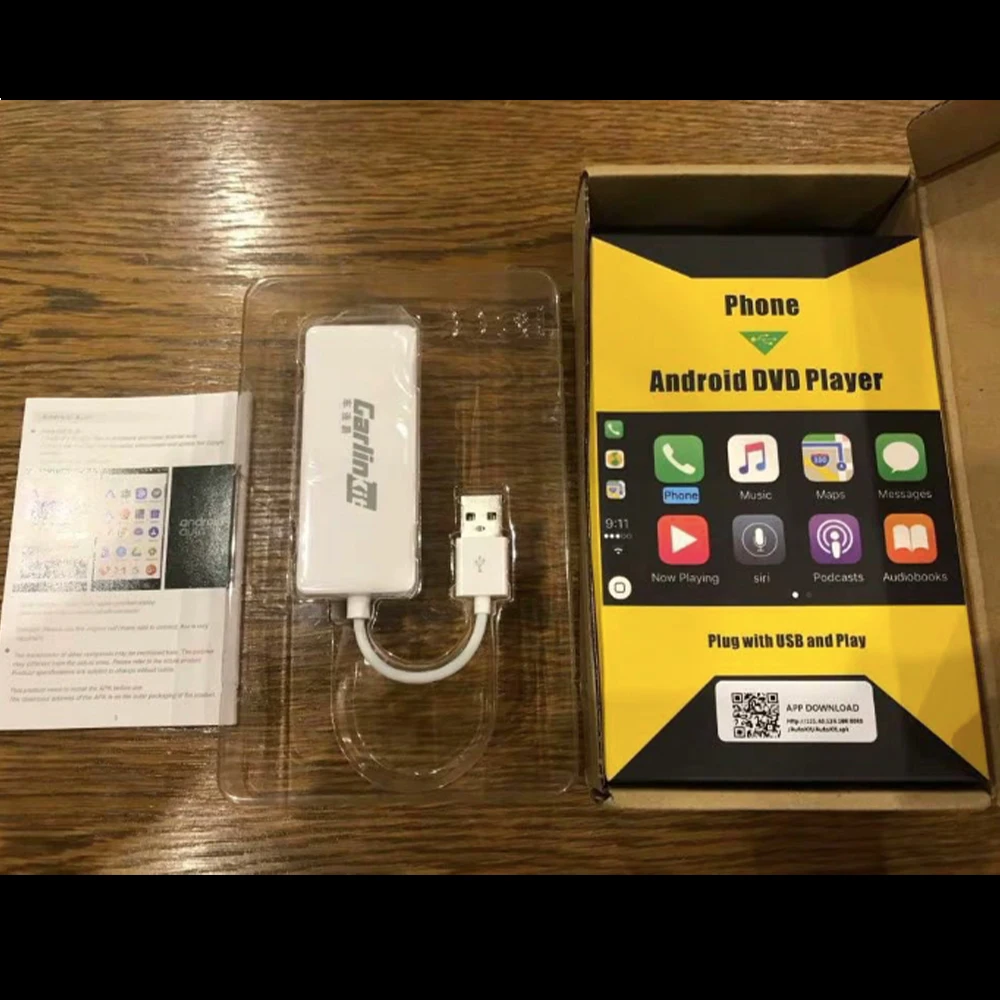 

Plug and Play Smart Link USB Apple CarPlay Dongle for Android Navigation Player system Stick with Android Auto