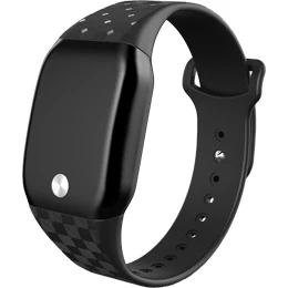 Черный Fit bit часы браслет трекер активности цветной экран кровяное давление кислородный браслет спортивные часы Фитнес Бег Прогулки трекер - Цвет: Черный