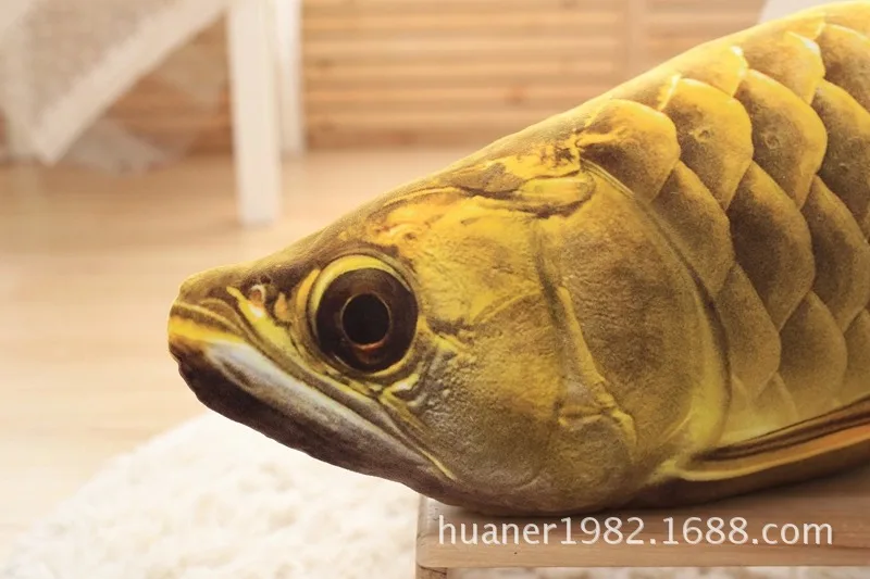 Simulation of Arowana pillow dragon fish plush toy doll creative large sleeping send friends gifts | Игрушки и хобби