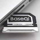 Алюминиевая карта памяти BaseQi Stealth Drive 128 ГБ256 ГБ, высокоскоростная SD-карта для MacBook Pro Retina 15 дюймов (конец 2013-середина 2015)