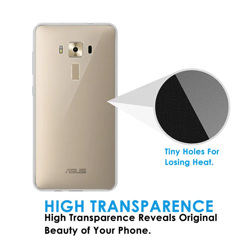 Case For Asus zenfone 3 deluxe zs550kl 5.5 Silicone TPU Back Cover ZenFone Deluxe ZS550KL ZS 550KL ZS550 550 KL | Мобильные телефоны