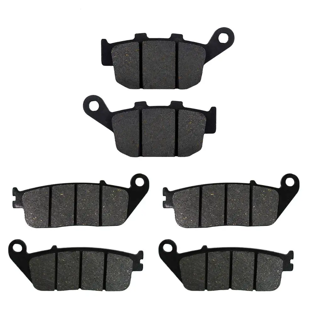 Передние и задние тормозные колодки для мотоцикла Kawasaki KLE 650 Versys / Versys LT (ABS/Non ABS) (15) KLF650 LT142-142-140