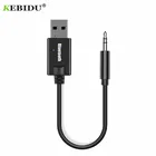 Автомобильный аудиоприемник KEBIDU 3,5 мм, адаптер USB, Bluetooth, беспроводной аудиоприемник Y-16, Bluetooth 4,2, стерео адаптер для динамика