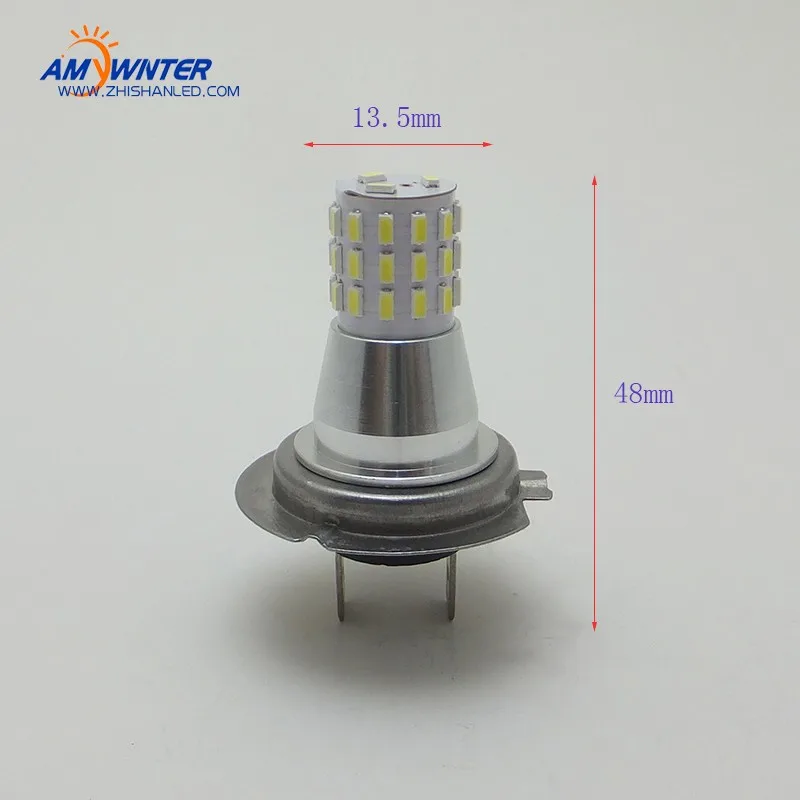 Фары H7 с светодиодной лампой для тумана Big Promotion, SMD 39 3014, светодиодный задний сигнал, лампочки для автомобильных фар, лампа 10-30 В постоянного тока, 4 штуки.