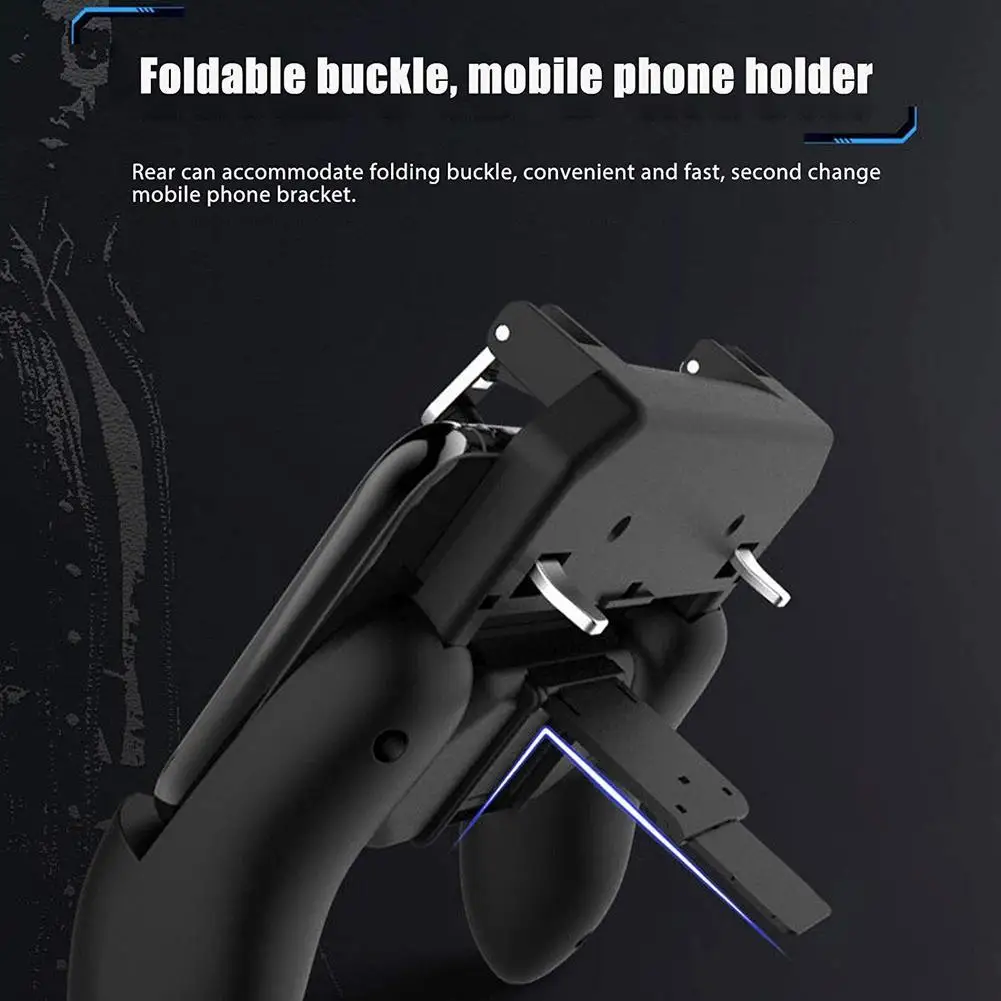 New Mobile Gamepad Joystick Metal L1 R1 Trigger Game Shooter Controller for iPhone Android Phone Gaming | Электроника