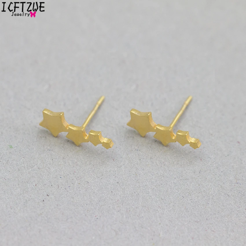 Dianshangkaituozhe 10 пар Украшения для тела золотой цвет Brincos звезды в линии Earcuff