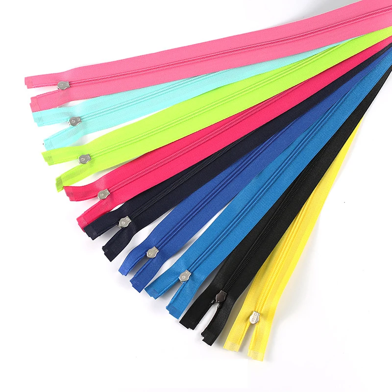 10pcs Meetee 3# 20cm 70cm Nylon Reflective Zippers open end zip for DIY Sewing sports coat clothes 9 colors Available A4-2 | Дом и сад