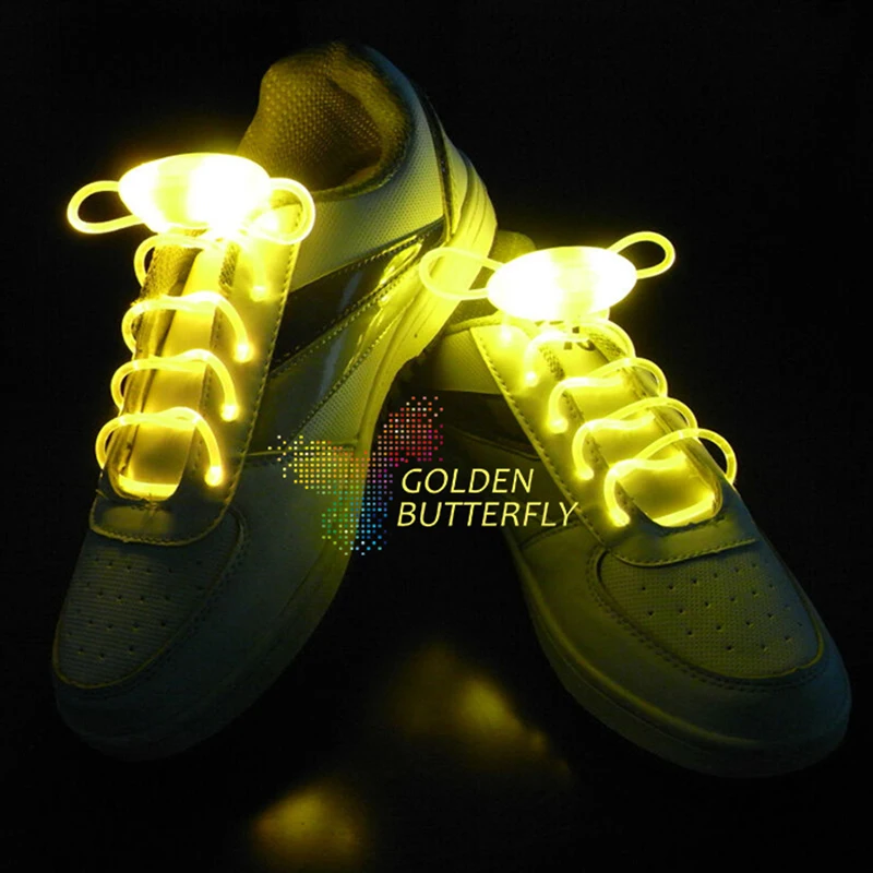 LED Shoelaces without retail package Luminous shoestring bootlace new generation more brightness free shipping | Тематическая