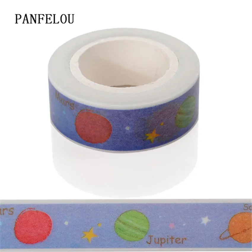 PANFELOU 1,5 см x 10 м следы кошка деления наклейки границы маскировки клейкая бумага васи ленты DIY Скрапбукинг руки счета - Цвет: fruit