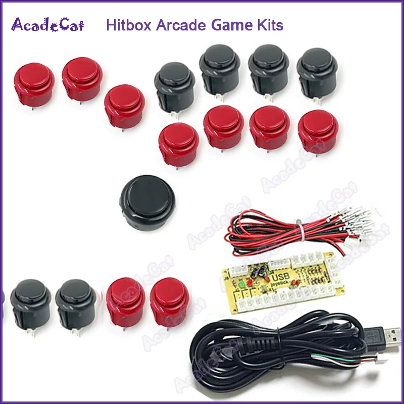 2019 Новое поступление Hitbox Нулевая задержка DIY PC/Raspberry Pi аркадные игровые наборы для