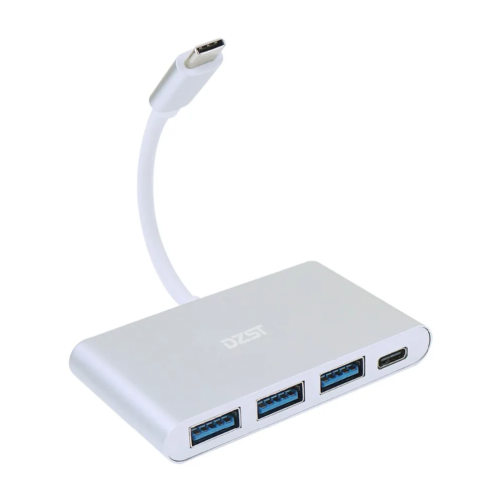 DZLST 4 порта USB Type C 3 1 многопортовый адаптер к 0 концентратор металл высокая