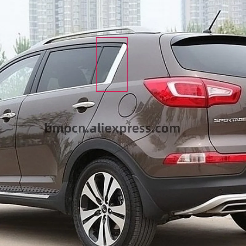 Дверной ремень хром C столб Крышка для KIA Sportage 2011- 83270 3W010 83280 3W010