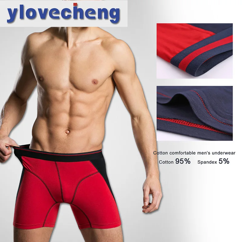 Новинка мужское нижнее белье боксеры длинные короткие мужские трусы Calzoncillos