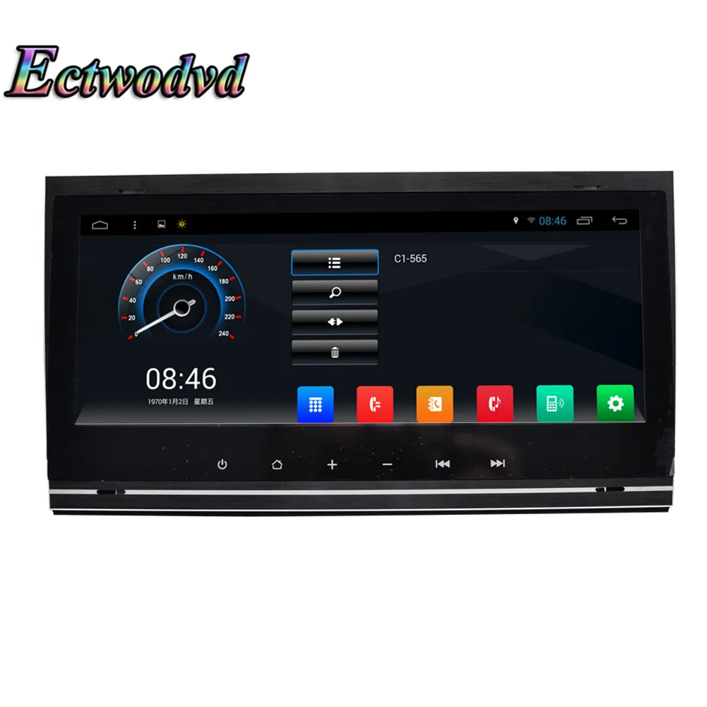 Ectwodvd 8 дюймов 4 ядра Android 7 1 автомобильный DVD gps-навигация радио стерео для Audi A4 2002 2003