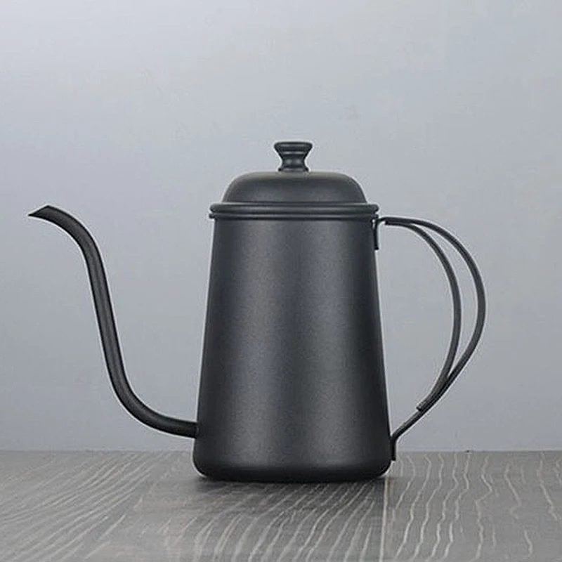 650ml Stainless Steel Trickle Coffee Kettle Pot Thicken Teapot High Quality Maker Bottle Kitchen Accessorie | Дом и сад