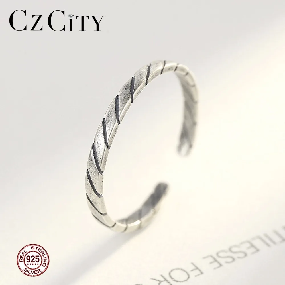 CZCITY из брендовой натуральной 100% 925 стерлингового серебра в винтажном стиле