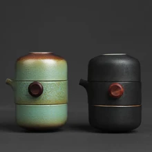TANGPIN Японский керамический заварочный чайник gaiwan чайные чашки ручной работы портативный путешествия Офис чайный сервиз