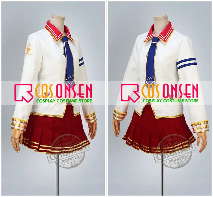 COSPLAYONSEN аниме Love Live! Костюм для косплея Валентина ED Umi Sonoda Eli Ayase Maki Nishikino все размеры