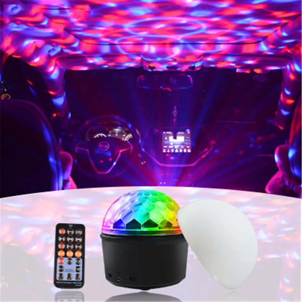 

Диско хрустальный волшебный шар светильник, Bluetooth динамик вечерние босветильник свет s, питание от USB Ночная лампа, 9 цветов Светодиодная зву...