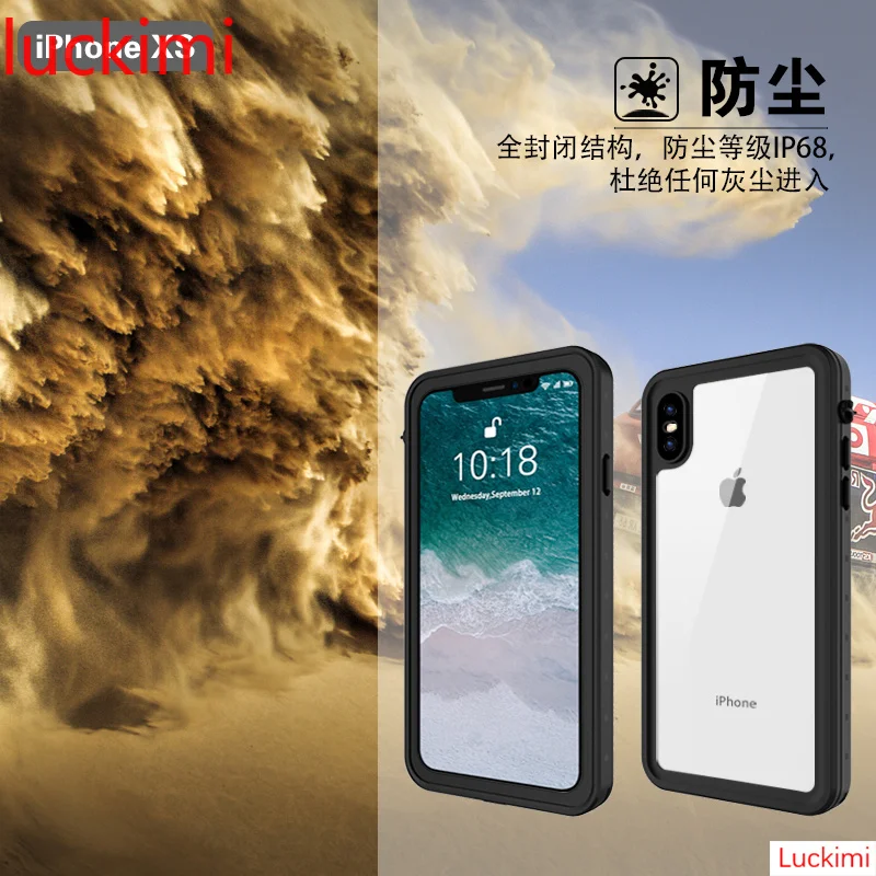 For iPhone XS IP68 Diving Waterproof Professional Swimming Anti Shook Under Water |