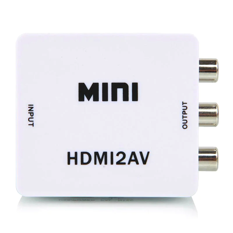Effelon 1080 P HDMI К AV 3RCA CVBS композитного видео конвертер адаптер Поддержка PAL/NTSC USB
