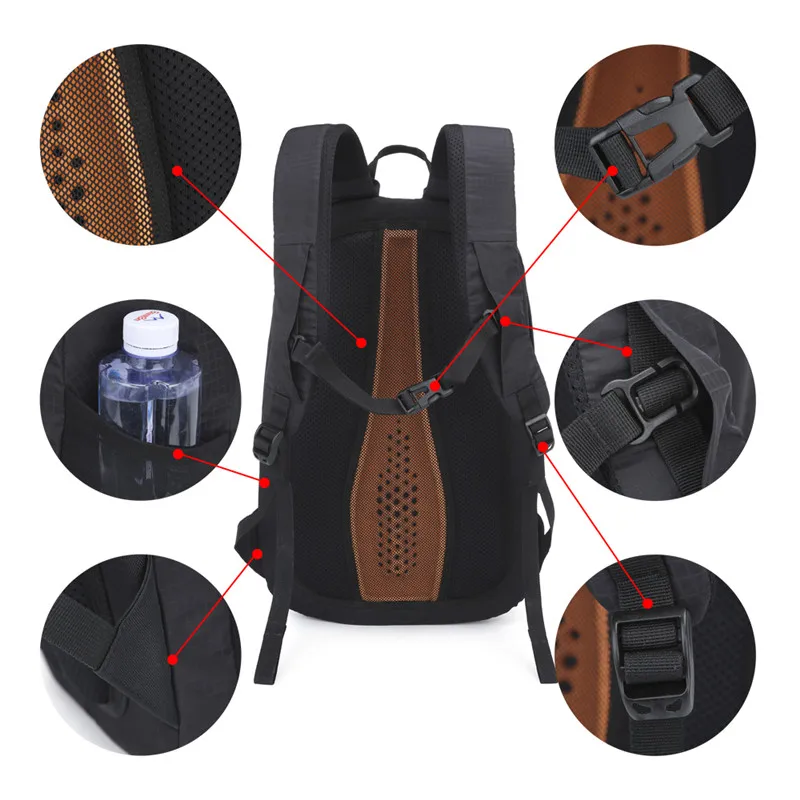 25L NEVO RHINO, водонепроницаемый мужской рюкзак, унисекс, дорожная сумка, походный, для альпинизма, альпинизма, кемпинга, рюкзак для мужчин