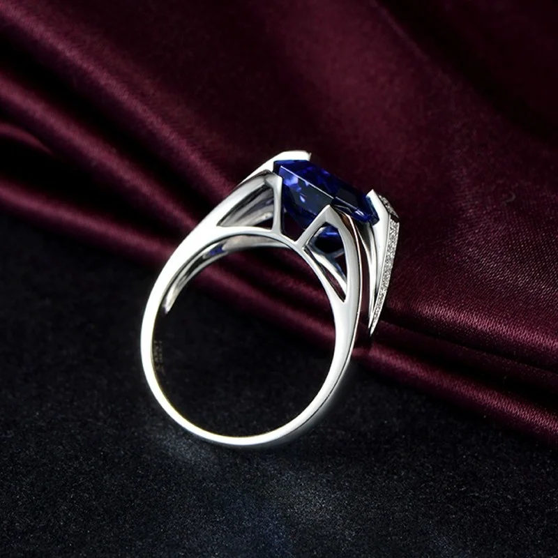 4 color Fashion trend women's Zircon Copper jewelry Engagement &amp Wedding birthday gift Ring Size 8-15 #013 | Украшения и