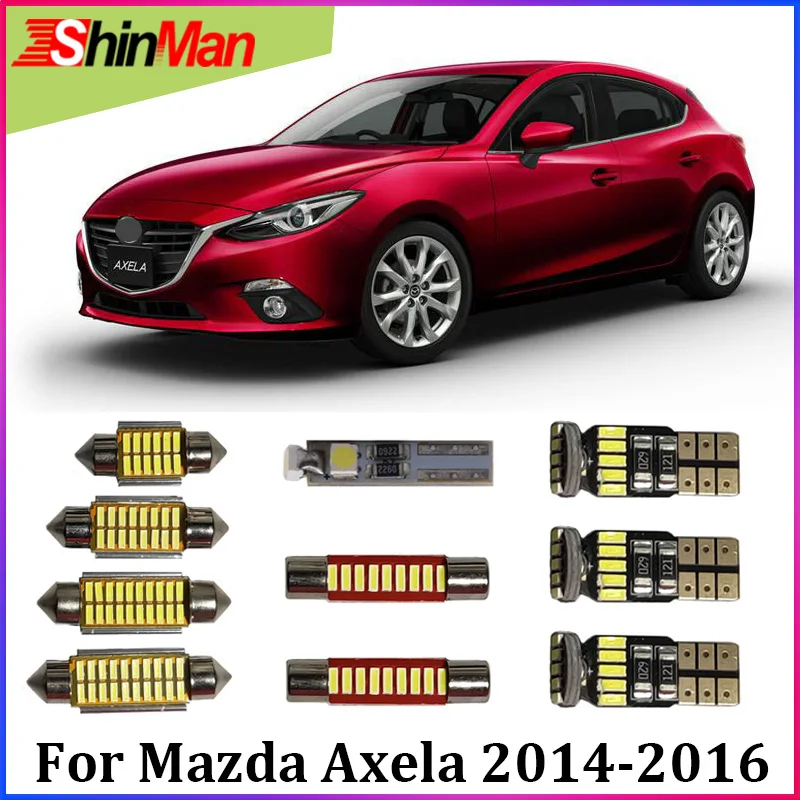 ShinMan 7X Автомобильный светодиодный автомобильный светильник внутренний для Mazda 3