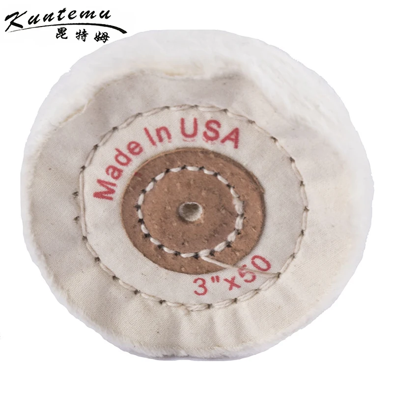 

10PCS 3"*50 Cotton Polishing Wheel For Metal Polishing