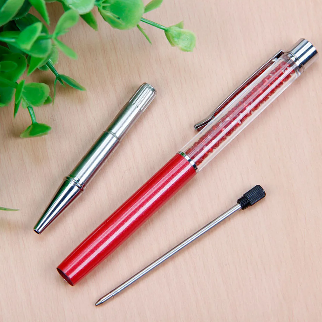 

FangNymph Crystal Pen Diamond Ballpoint Pens Black Signature Ballpen Creative Gift School Supplies Office Stationery