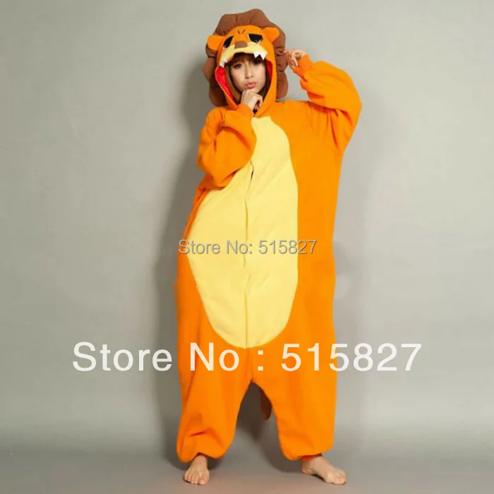 Горячая JP Аниме животных пижамы Лев косплэй костюм для женщин оптовая продажа