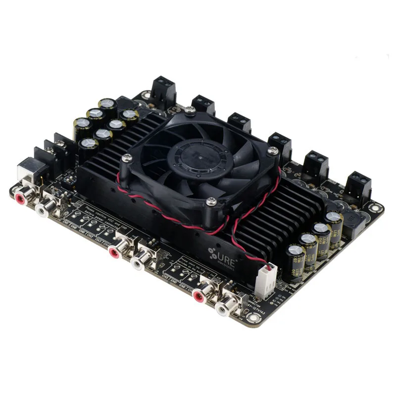 Lusya TDA7498 HIFi Fever цифровой усилитель плата класса D 100 Вт * 6 для автомобиля мощность