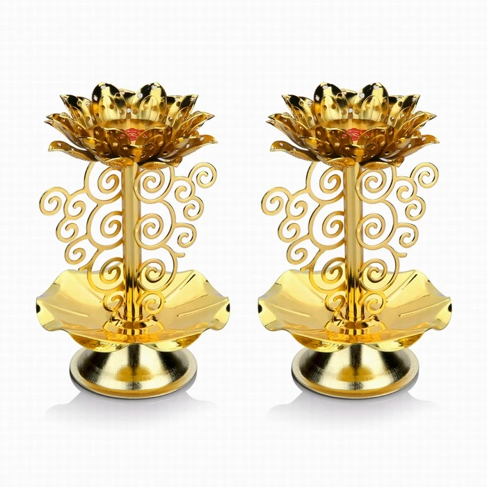 Подсвечник Lotus лампа Будды для подсвечника светильник в металлической рамке