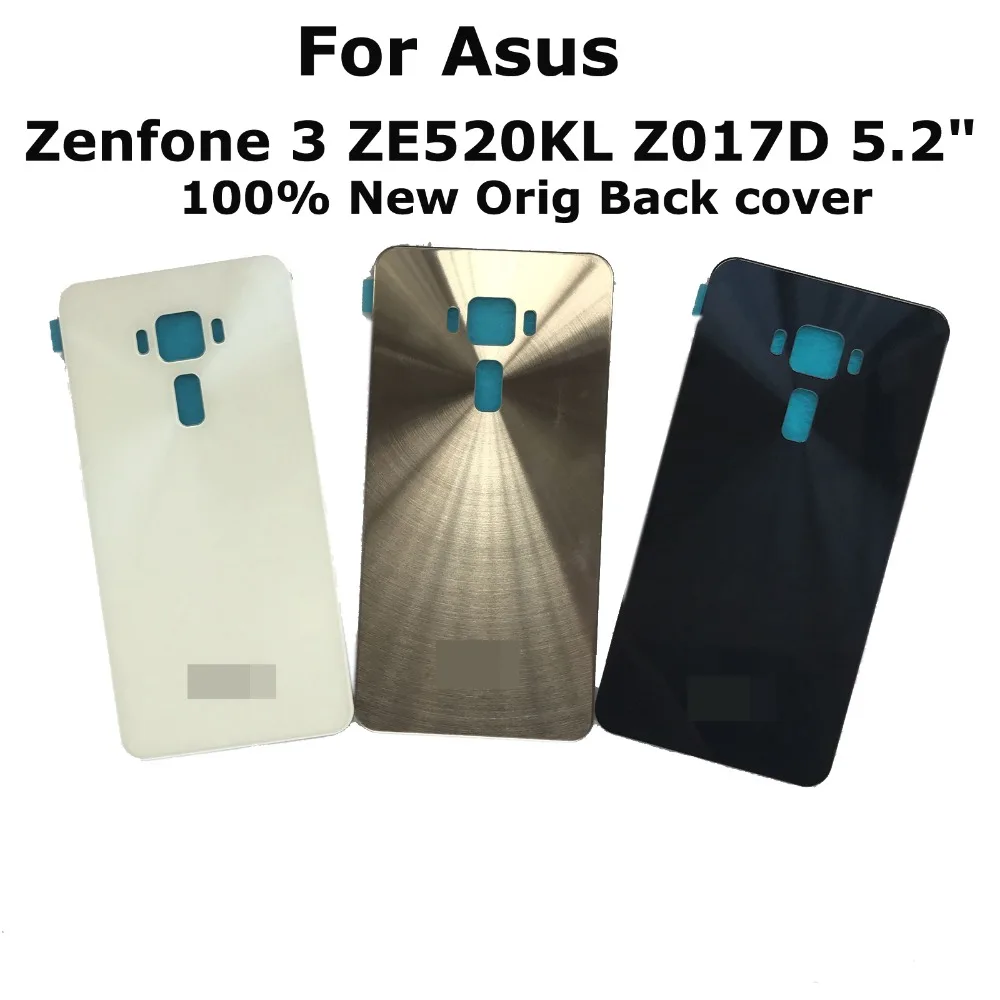 100% оригинальная новинка 5 2 дюйма для Asus Zenfone 3 ZE520KL Z017D стеклянная задняя крышка