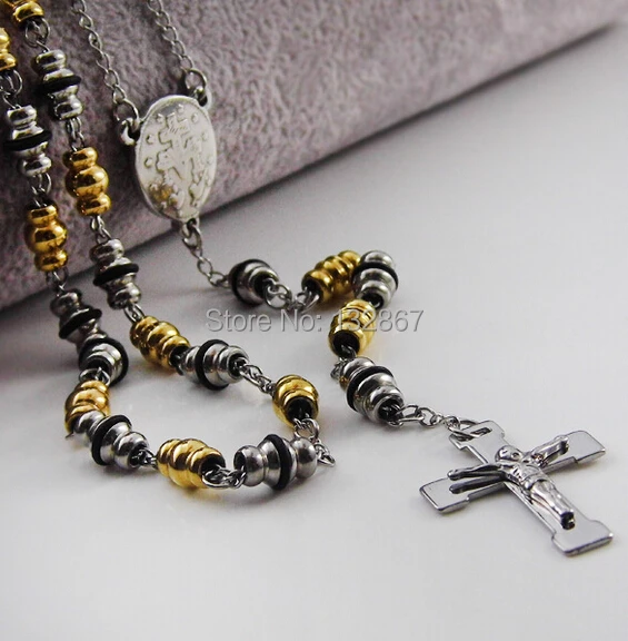 Браслет унисекс из нержавеющей стали шириной 6 мм с крестом 28 + 4 5 дюйма бриллиант