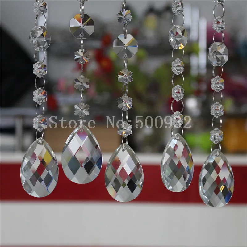 Прозрачная Хрустальная занавеска из бисера или украшение двери 5 мм/Лот Горячая