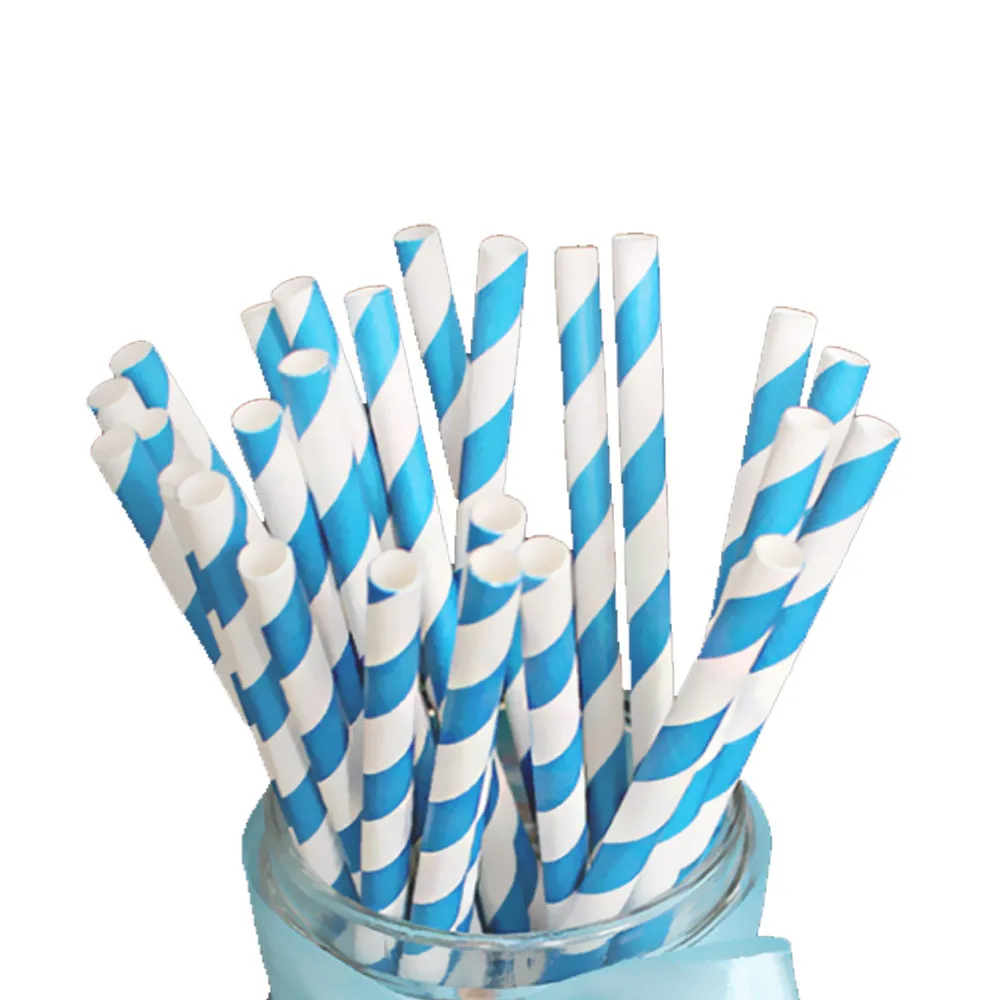 Вечерние соломенные 50 шт бумажная соломинка для напитков вечерние