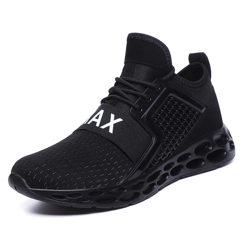 Мужские кроссовки; Летние кроссовки; Zapatillas Deportivas Hombre; дышащая повседневная обувь; Sapato Masculino Krasovki - Цвет: G15 black