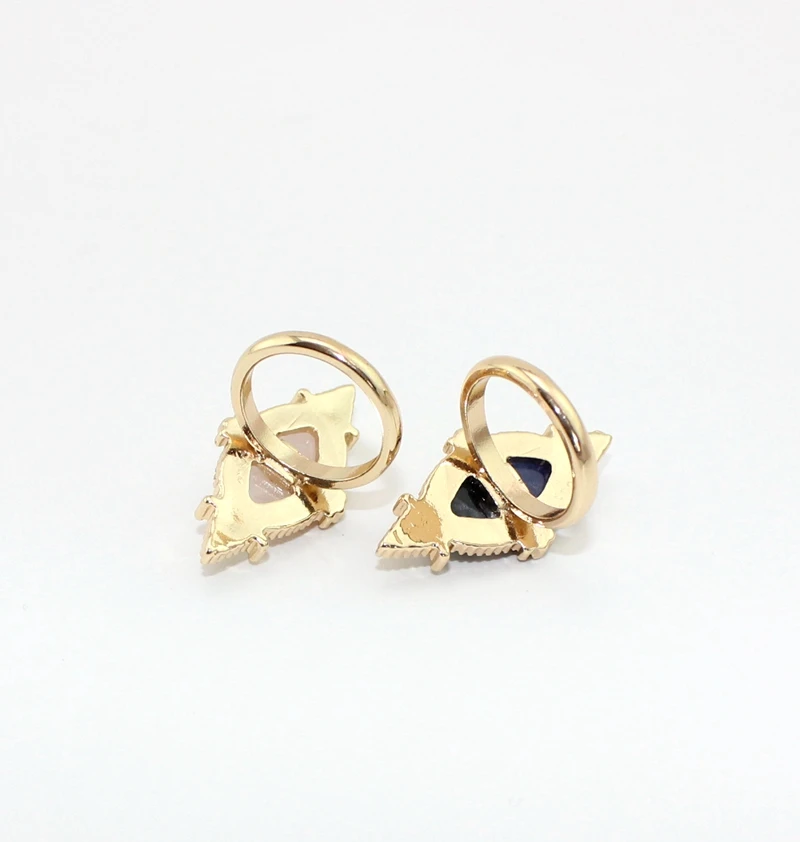 Новинка 2016 кольцо с милым рисунком треугольной формы из сплава в винтажном стиле