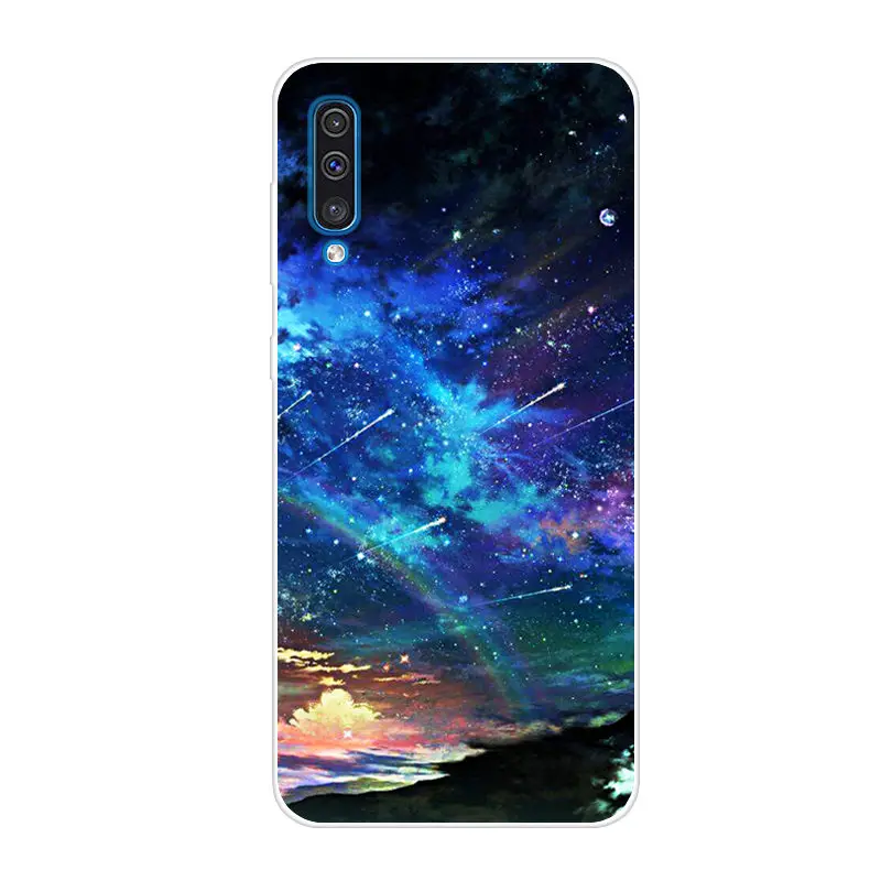 Мультяшный чехол для Samsung A70 Мягкая силиконовая задняя крышка телефона Galaxy GalaxyA70 A