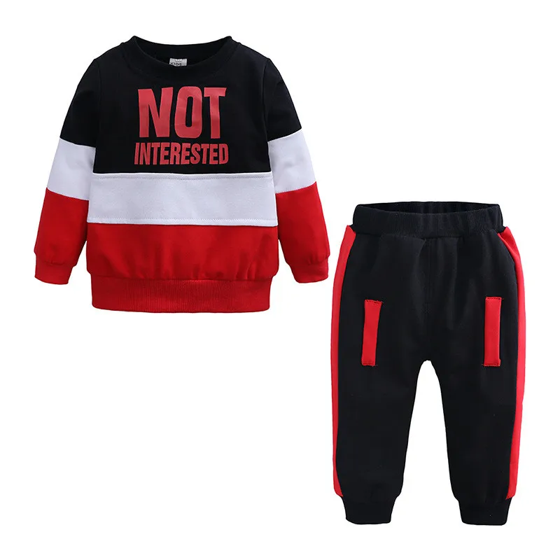 2019 New Boy and girl Clothes Children Suits Casual Suit Sweatshirts+Sports pants Spring Autumn Kids Set brand | Детская одежда и