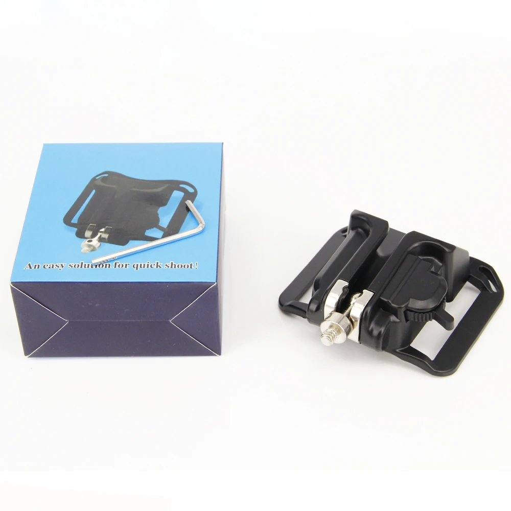 1 шт. крепление на пояс для камеры Кнопка крепления Пряжка вешалка зажим штатив DSLR
