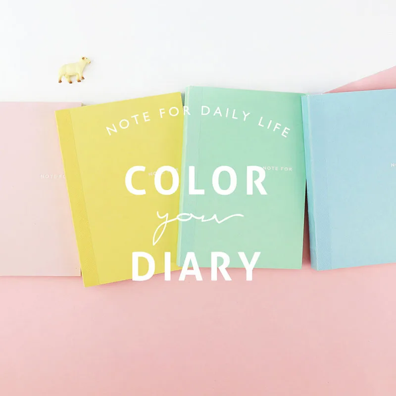 Органайзер для ноутбука A5 Macaron Grid пустая линия мятный дорожный журнал Kawaii Filofax