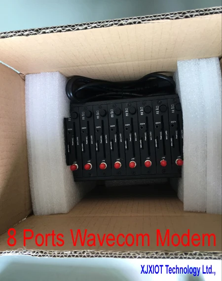 Xjx Factory gsm модем с 8 портами usb Wavecom Q2406B ussd stk перезаряжаемое мобильное программное