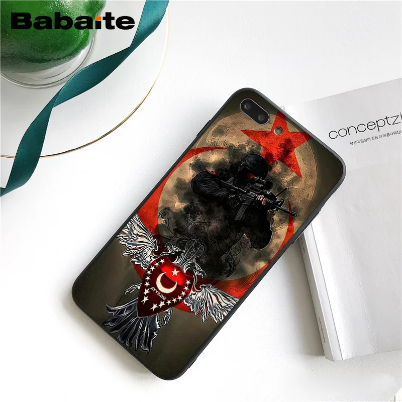 Babaite флаг Турции солдат чехол для телефона для iphone 11 Pro 11Pro Max 8 7 6 6S Plus 5 5S SE XR X XS MAX