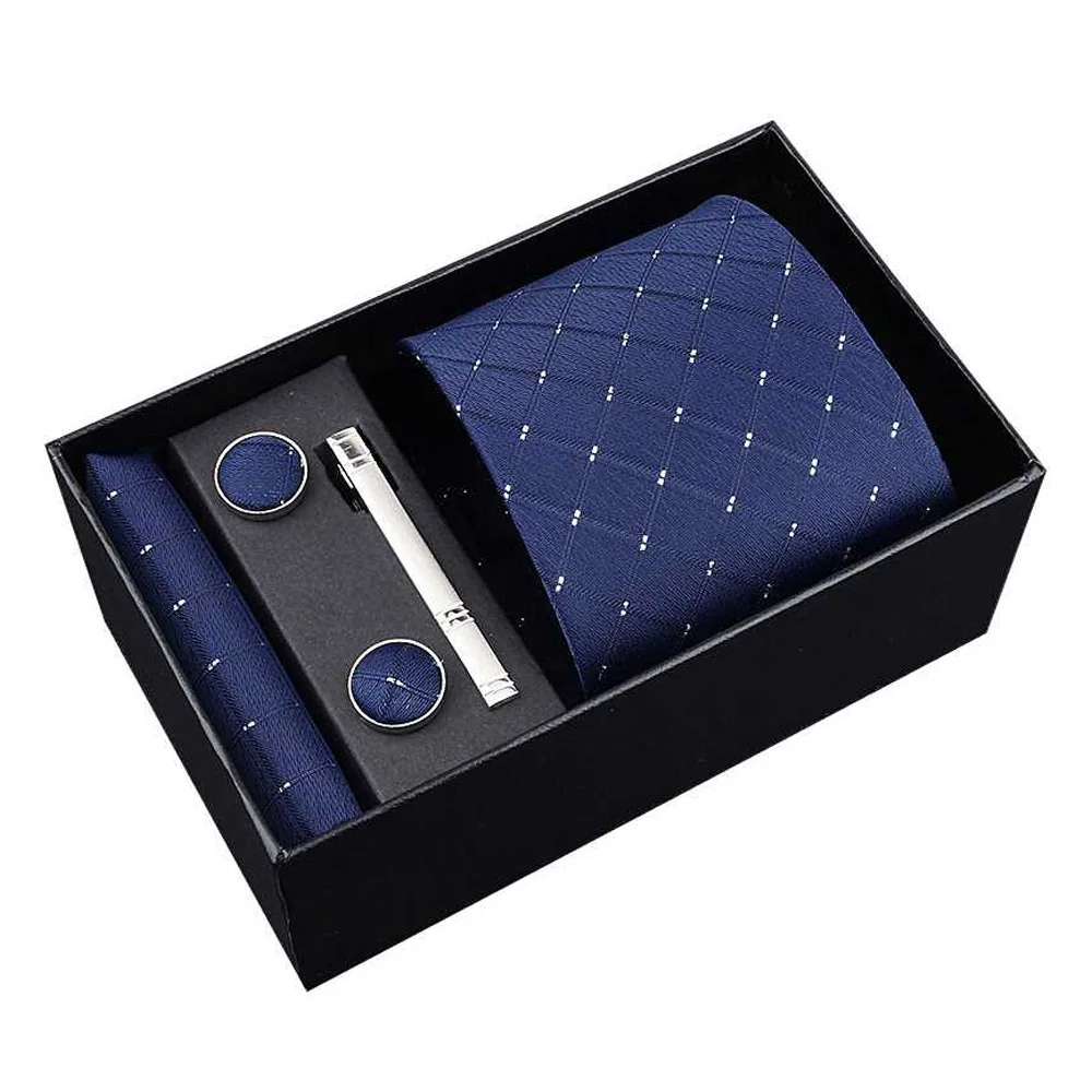 Наборы шейных платков галстук комплект для мужчин Мода повседневной жизни