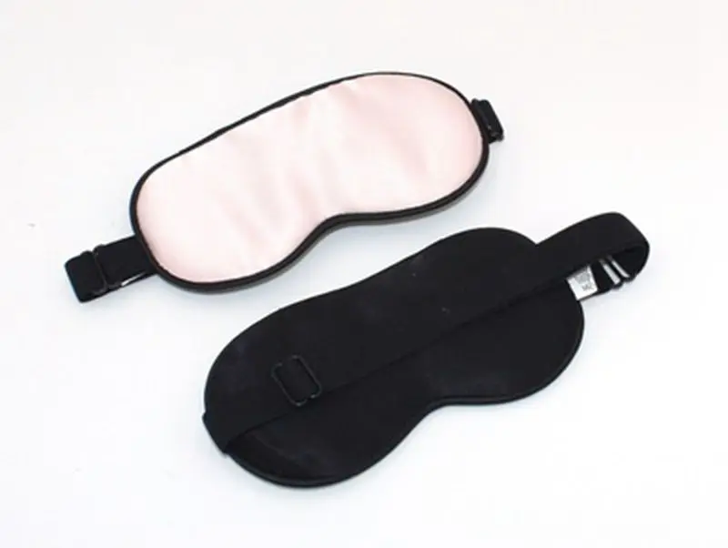 Двойными бортами шелковицы сна маска для глаз с завязанными глазами Эластичный